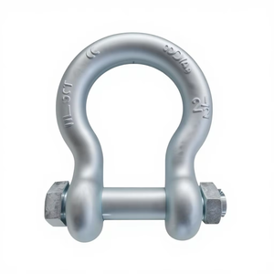 Grillete Doble Tipo D - Capacidad de Carga de 10 Toneladas, Bloqueo Manual, Acero al Carbono Tipo Arco con Conexión de Elevación con Tuerca Anti-Desprendimiento - Product Image 1