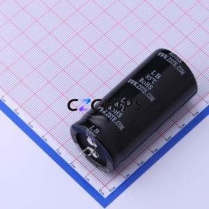 Condensateur électrolytique en aluminium à encliquetage LPG681M30060FVA, composant traversant (THT), D30xL60mm 680uF 20% 400V 30mm - Product Image 2