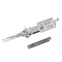 Outils de serrurier pour cylindre de serrure de voiture Volkswagen 2016 HU162T-10-cut EXT style Lishi 2-en-1, outils de crochetage de serrure de voiture