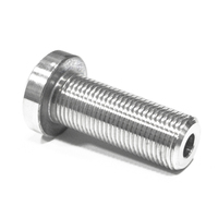 Baut Titanium GR5 M8*30mm Berkualitas Tinggi Kepala Bulat Hex Socket Hollow Bolts Harga Pabrik Sekrup Allen Kepala Tipis Datar