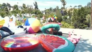 New Custom <b>Inflatable</b> <b>Floating</b> Water Sunscreen U-shaped Seat with Sunshade Canopy <b>Inflatable</b> Sofa Lounger Wholesale - Product Image 6