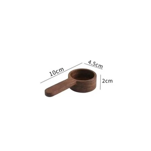 Cucchiaio dosatore creativo, moderno <span class=keywords><strong>e</strong></span> semplice, vintage, con manico corto in legno massello, per caffè <span class=keywords><strong>e</strong></span> <span class=keywords><strong>latte</strong></span> in polvere - Product Image 3