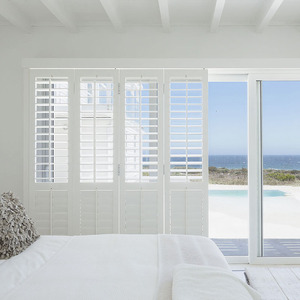 10 Years Guarantee Exterior and Interior Wooden and Pvc Plantation <strong>Shutters</strong> for Window Plantation <strong>Shutter</strong> <strong>Bifold</strong> Basswood - Product Image 2