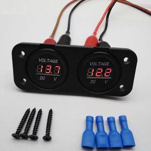 มาตรวัดแรงดันไฟฟ้าคู่ Weichuang 12V DC แบบดิจิตอล สำหรับรถยนต์ รถจักรยานยนต์ เรือ RV - Product Image 3