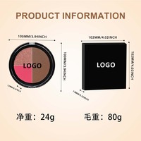 Palette de contour en stick professionnelle pour le visage, cosmétique, imperméable, longue tenue, haute brillance, 3 couleurs, à base de plantes, végétalienne, sans cruauté