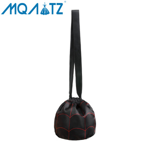 Halloween Wedding <span class=keywords><strong>damigella</strong></span> d'onore Vintage Ruffle Pageant Party Dress Flower Girl Princess Black Dress con borsa AWS026 - Product Image 4