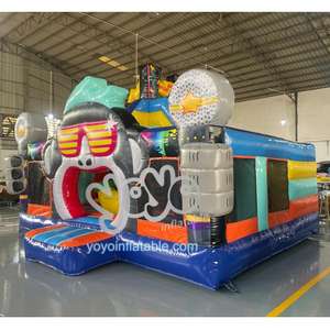 Château gonflable à thème architectural commercial, trampoline, maison de rebond pour enfants, location de fête directe d'usine - Product Image 2