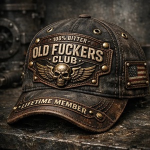 Gorra de Béisbol Vintage con Relieve 3D, Diseño de Impresión Estereoscópica con Acabado Desgastado, Unisex, Ajustable - Product Image 2