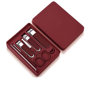 IStapromo Gifts New Arrival Professional Stainless Steel <b>Nail</b> Care Set Box Manicure Pedicure <b>Kit</b> for Finger <b>Nail</b> Repair Full Box - Product Image 1