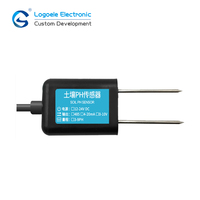 Sensor pH Tanah untuk Rumah Kaca Pertanian 0-5V 0-10V 4-20mA RS485 Harga Meter pH Detektor