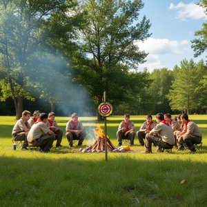 Patch thermoadhésif Ilan 7,4x7,4 cm Cub Scout Shootout - Product Image 3