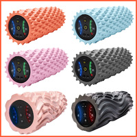 Rodillo de Espuma Eléctrico para Relajación Muscular, Diseño de Espina de Pescado, Columna de Yoga, Palo de Masaje, Equipo de Ejercicio y Fitness con Vibración