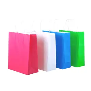 Luxury Custom Size Package Paper Handle Paper Bag Gift Craft Shopping Paper Bag With Handle