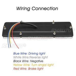 ไฟท้ายรถยนต์แบบไดนามิก LED 1 คู่ 12V 37LED / 24V 42LED สำหรับรถบรรทุก รถตู้ รถบัส รถแคมป์เปอร์ พร้อมไฟเลี้ยว ไฟเบรก ไฟถอยหลัง - Product Image 4