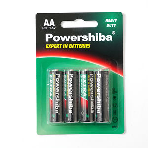 Carta resistente eccellente cilindrica della bolla delle batterie dello zinco del carbonio di 1.5V <span class=keywords><strong>AA</strong></span>/R6 <span class=keywords><strong>P</strong></span>/Um-3 - Product Image 2