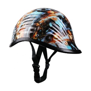 Caschi per moto da fabbrica all'ingrosso mezza faccia per uomini e donne bici classica strada caschi da moto a faccia aperta - Product Image 1