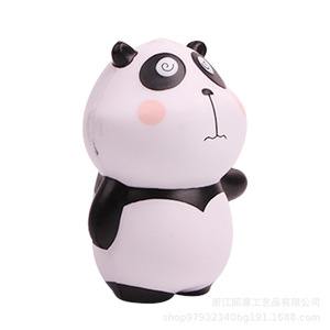 Cute Cartoon <b>Panda</b> Stress Relief <b>Toy</b> Plastic Round Shape Table Decoration Gift - Product Image 1