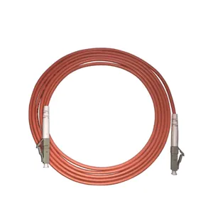 LC/UPC 1 Core Multi Mode 62.5/125 Fiber Patch Cord PVC/LSZH Optical Fiber Patch Cord