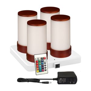 Modern Table <strong>Lamp</strong> for Hotel Restaurant <strong>Wood</strong> Cordless Table <strong>Lamp</strong> Rechargeable LED Table Light - Product Image 1