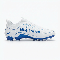 Chaussures de football américain à semelles personnalisées, Chaussures de football américain de l'usine de Quanzhou, Commande en gros de chaussures de football américain