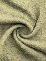 Tissu Jacquard Crêpe Texturé Personnalisable Écologique de Poids Moyen 75% Rayonne 25% Nylon 140GSM pour Vêtements de Filles