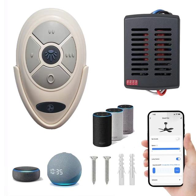WiFi Smart Ceiling Fan Light Remote Controller Mini Receive 35T+receiver