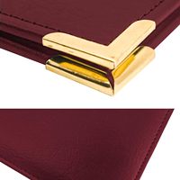 Protège-certificats en cuir PU vierge pour diplômes de remise des diplômes