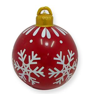 Vente flash, ballon de décoration de Noël de haute qualité, 60 cm, boule de Noël gonflable, décoration de Noël suspendue - Product Image 1