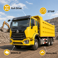 Высококачественный восстановленный подержанный самосвал SINOTRUCK HOWO NX 6x4, 12-колесный, дизельный, Евро-2, праворульный, для тяжелых условий эксплуатации, экспорт в Африку
