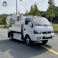 HEAVSTY 2800 Autocarro per Rifiuti Elettrico a Emissioni Zero, 4,7 Metri Cubi, Senza Perdite, Autocaricante Automatico 4x2 per EQ1041TACEV3