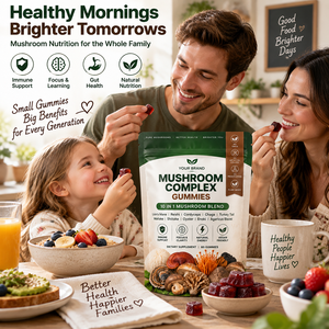 Gomitas de Complejo de Hongos 10 en 1, Melena de León, Reishi, Cordyceps, Chaga, Cola de Pavo, Suplemento de Apoyo Inmunológico, Vegano, Marca Privada - Product Image 3