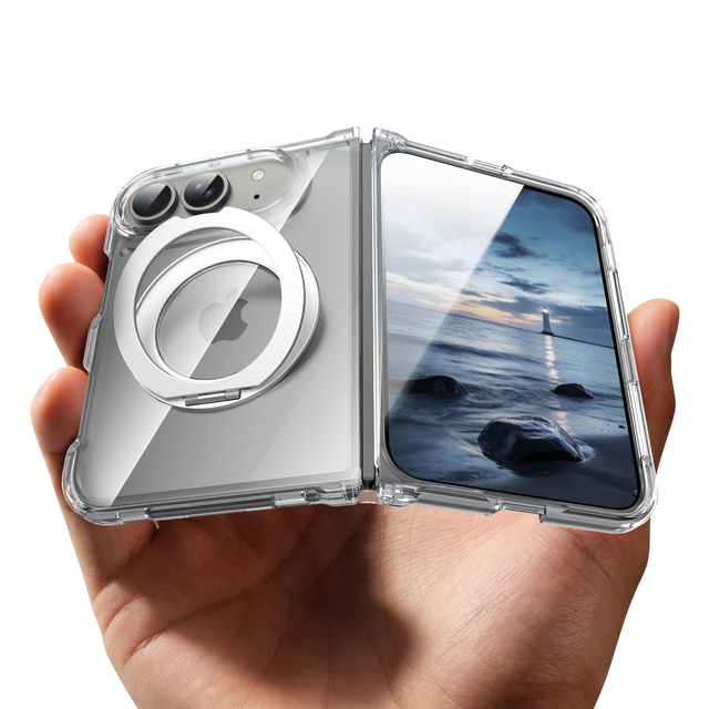 Phone Accessories 360 Rotating Ring Stand Magnetic Shockproof Camera Protection Cover for iPhone Duo Phone Case Wholesale