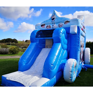 Scivolo gonfiabile gonfiabile gonfiabile con <span class=keywords><strong>Elsa</strong></span> e <span class=keywords><strong>Anna</strong></span> Moonwalk combinato gonfiabile - Product Image 6