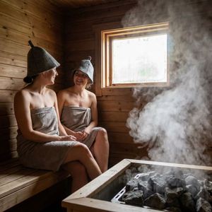 Premium <b>Wool</b> Felt Sauna Hat Men and Women High Absorbent <b>Thermal</b> Protection Cap for Steam Room - Product Image 6