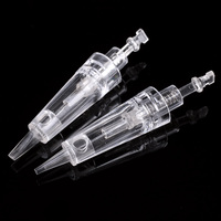 Aiguilles de cartouche de tatouage jetables stérilisées transparentes en acier inoxydable Solong, multi-types pour maquillage permanent des sourcils et des lèvres