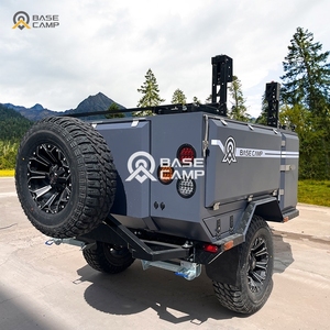 Venta caliente pánico compra 15 pies híbrido caravana <span class=keywords><strong>Rv</strong></span> con COCHE Tienda en la azotea tienda remolque - Product Image 1