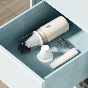 Mini <span class=keywords><strong>aspirateur</strong></span> de voiture <span class=keywords><strong>électrique</strong></span> sans fil portable à aspiration par soufflage, collecteur de poussière à moteur sans balais haute puissance - Product Image 4