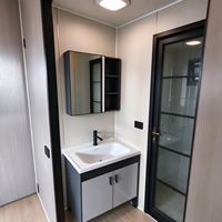 Villa extensible sur mesure RELYANCE avec murs en panneaux sandwich, maison préfabriquée de luxe à économie d'énergie pour complexe de glamping