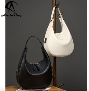 AndoBag Genuine Leather New Fashion Crescent Shaped Crossbody <b>Bag</b> Semi Circular <b>Shoulder</b> Crossbody Tote Underarm <b>Bags</b> 2782 - Product Image 2