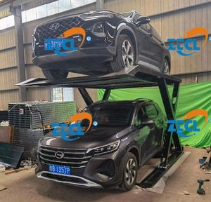 Tiang ganda dua tingkat pengangkat parkir mobil hidrolik, harga <span class=keywords><strong>lift</strong></span> taman mobil dua penyangga - Product Image 5