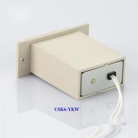 Compteur totalisant électromagnétique miniature CSK6-YKW compteur d'impulsions magnétique à 6 chiffres compteur de poinçon électronique numérique DC12V/24V