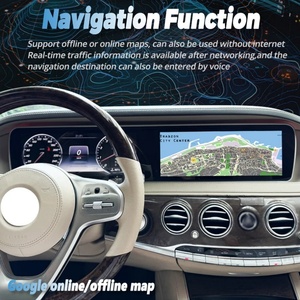 Pantalla Táctil de Navegación GPS para Automóvil Android para Benz Clase S W222 2014 2015 2016 2017 Reproductor de Radio Multimedia con CarPlay y Android Auto - Product Image 6