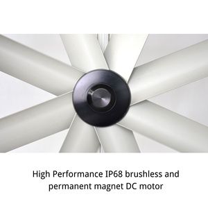 1220Mm Nhà Kính Không Khí Công Nghiệp Trục Năng Lượng Mặt Trời Gia Cầm Thông Gió Nhà Kính Làm Mát Quạt Thông Gió - Product Image 2