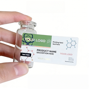 Manufacture Free Design Templates Vial Bottle <strong>Sticker</strong> Package 2ml 3ml 10ml Vial Bottle Label <strong>Stickers</strong> Holographic <strong>Printing</strong> - Product Image 2
