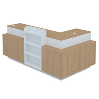 Comptoir de caisse en bois, Boutique, supermarché, Table de caisse, épicerie, vente au détail