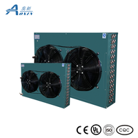 Condenseur de type H à condensateur refroidi par air à deux trous 8HP équipé de 2 ensembles de ventilateurs à rotor externe (marque WEIGUANG)