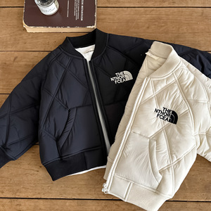 The North Face Kids Quilted Winter Jacket Thick Warm Windproof Boys Outerwear Coat - Product Image 2