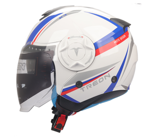 Chất lượng cao NEW ABS Chất liệu ECE mở mặt xe máy Mũ bảo hiểm để bán phổ biến nhất Mũ bảo hiểm đôi visors Mũ bảo hiểm - Product Image 1