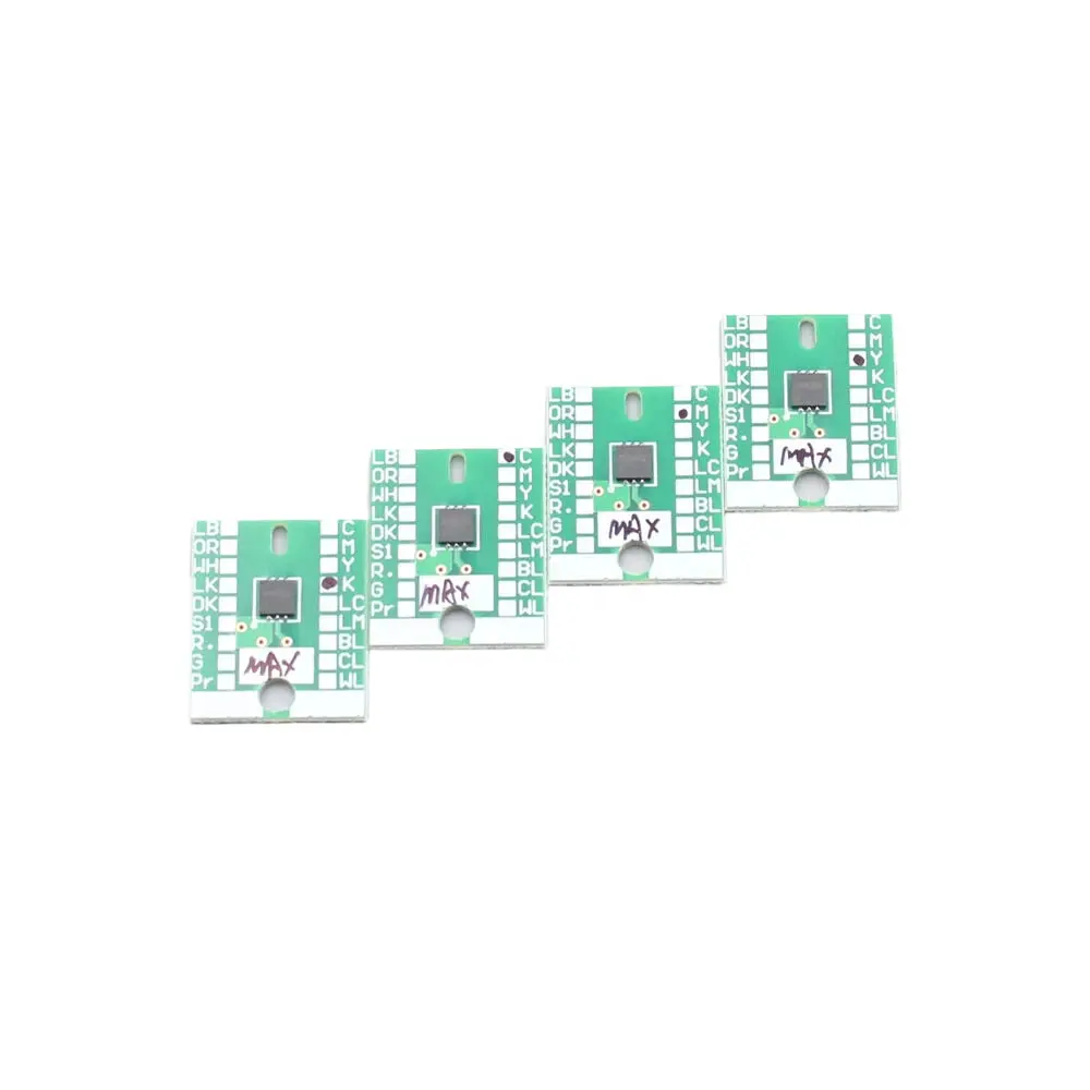 Eco Sol Max für Roland XC VP540 Permanent chips XC Tinten patronen chips Roland Eco Sol Max Chip C M Y K.