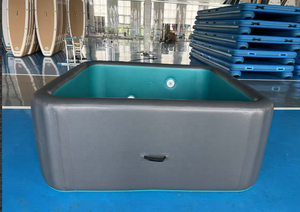 Piscines hors sol robustes, durables, gonflables, en tissu Drop Stitch, portables, taille et couleur personnalisées pour enfants et adultes, utilisation en extérieur - Product Image 2
